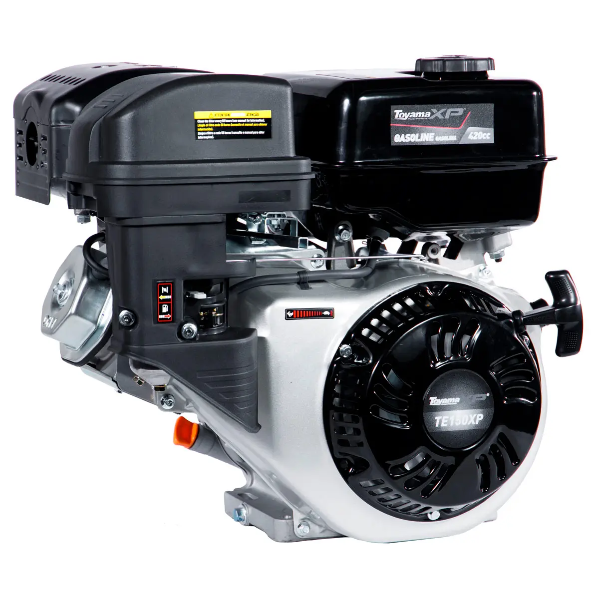 Rabeta para Barco 2,8 m Eixo chavetado com Motor Toyama TE150-XP 15 hp