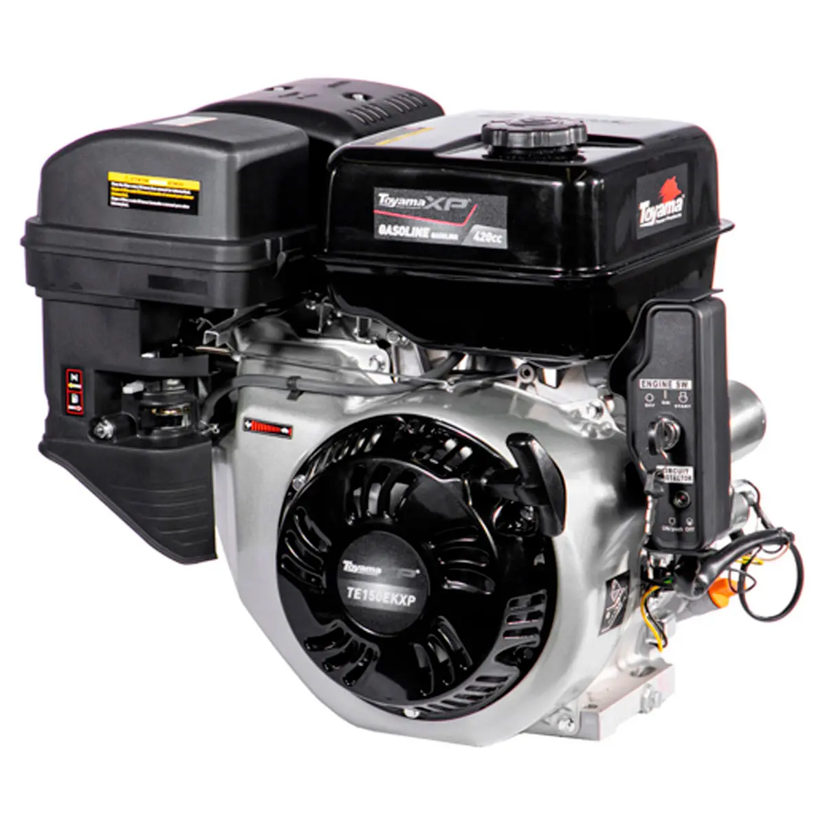 Rabeta para Barco 2,8 m com Motor Toyama Gasolina TE150EK-XP 15 cv Part Elétrica