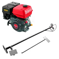 Rabeta para Barco 2.8 m com Motor a Gasolina 15 cv Branco B4T