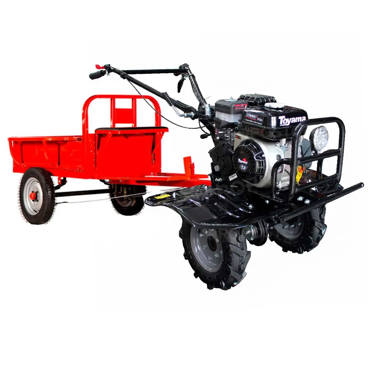 Motocultivador TT90R-XP-U 7,0cv 212cc com Carreta Fixa TAT350 Toyama