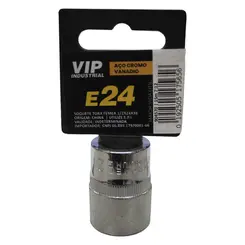 Soquete TORX E-24 Femea com engate de 1/2" x 38mm