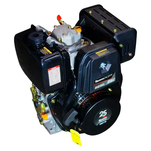 Motor Diesel 10,5hp TDE110FXP 418cc Eixo 1" Partida Manual