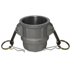 Acoplador Camlock Fêmea x Fêmea Tipo D 3" x 3" Alumínio