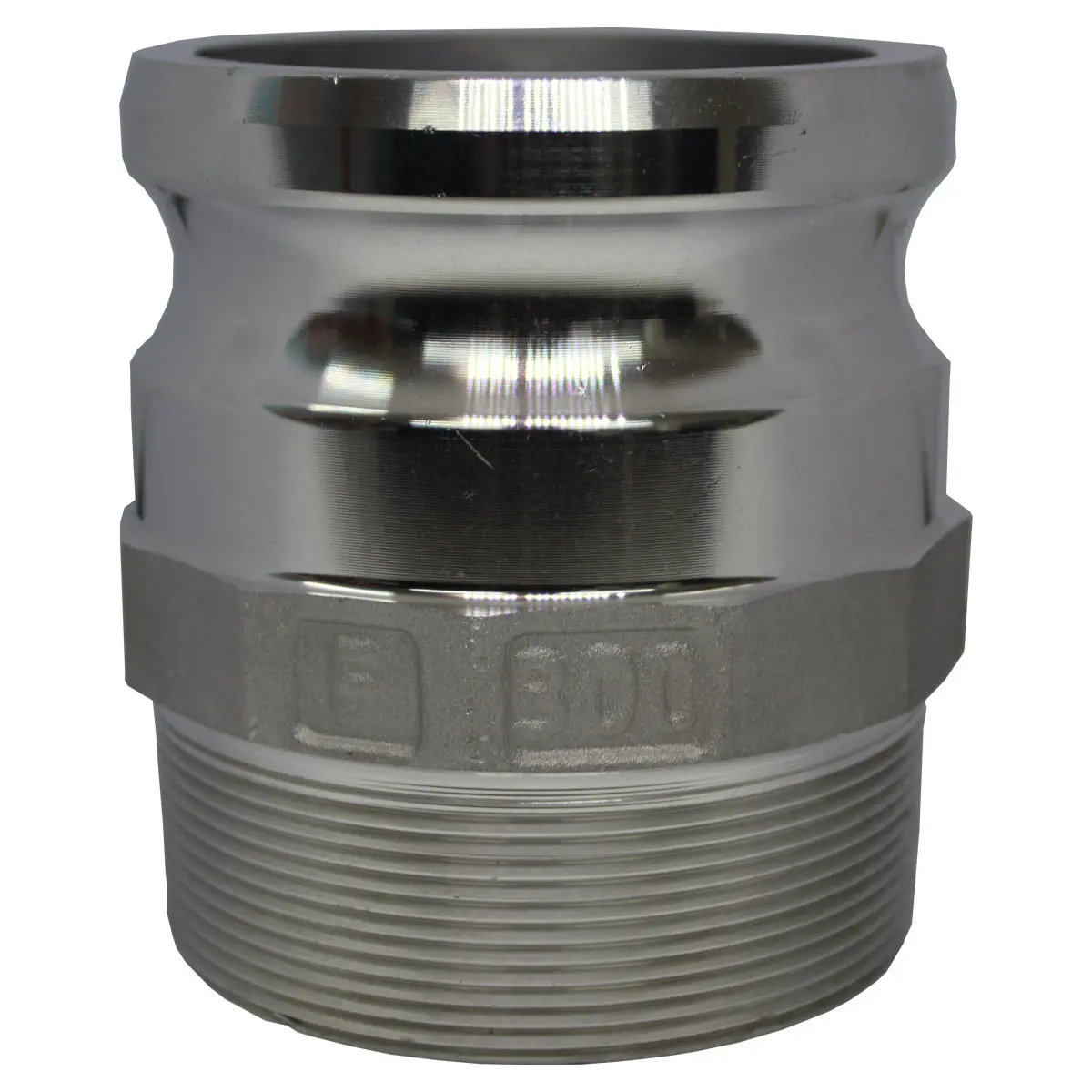 Adaptador Camlock Macho x Espigão Tipo F 3" x 3" Alumínio