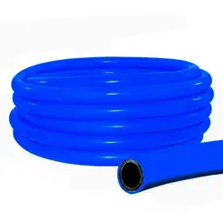 Mangueira Esguicho Lava Auto 1/2 PVC Azul Com 10 Metros