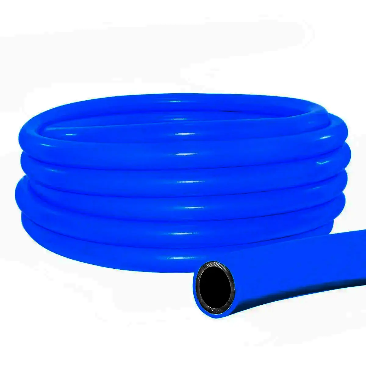 Mangueira Esguicho Lava Auto 1/2 PVC Azul Com 10 Metros