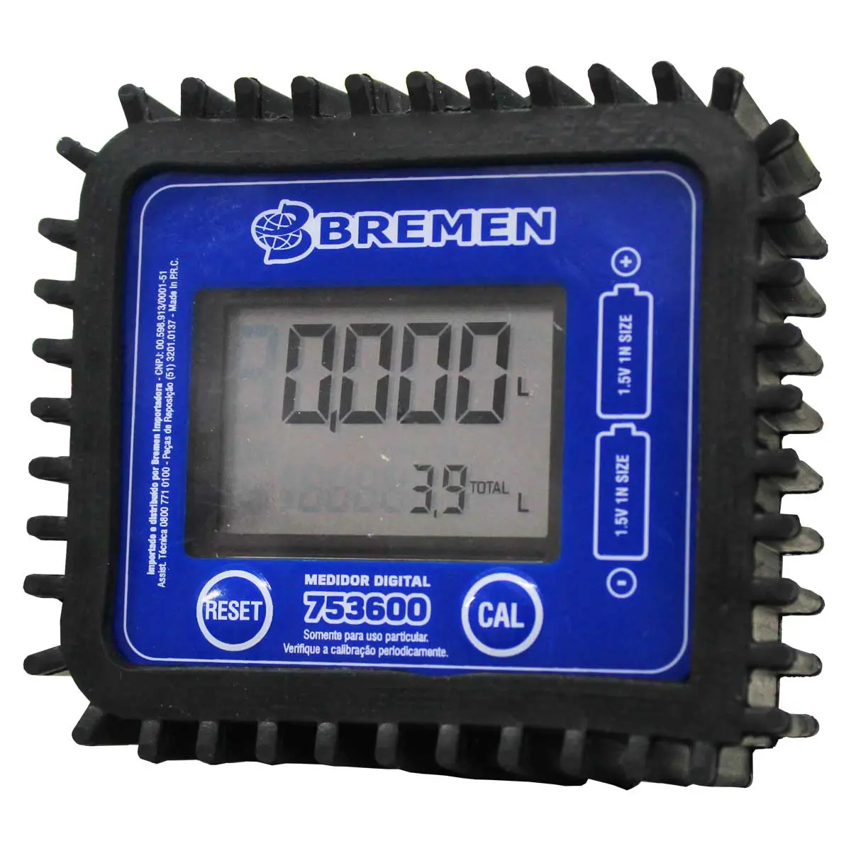 Medidor Digital Óleo Lubrificante 30L/mim 1/2" Bremen