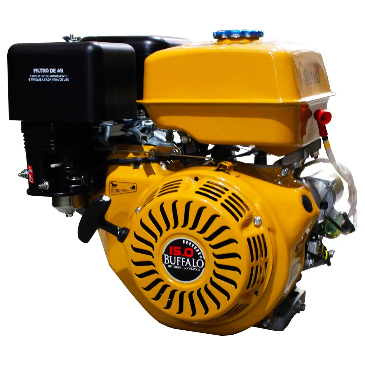 Rabeta Vertical Tailandesa com Motor a Gasolina Buffalo 15cv BFG