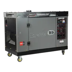 Gerador de Energia a Diesel 7kvA Cabinado Mono 115/230V Part. Elétrica TDG8500SLEXP Toyama