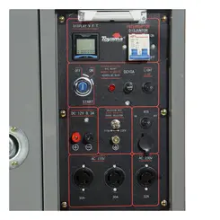 Gerador de Energia a Diesel 7kvA Cabinado Mono 115/230V Part. Elétrica TDG8500SLEXP Toyama