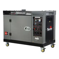 Gerador de Energia a Diesel 7kvA Cabinado Mono 115/230V Part. Elétrica TDG8500SLEXP Toyama