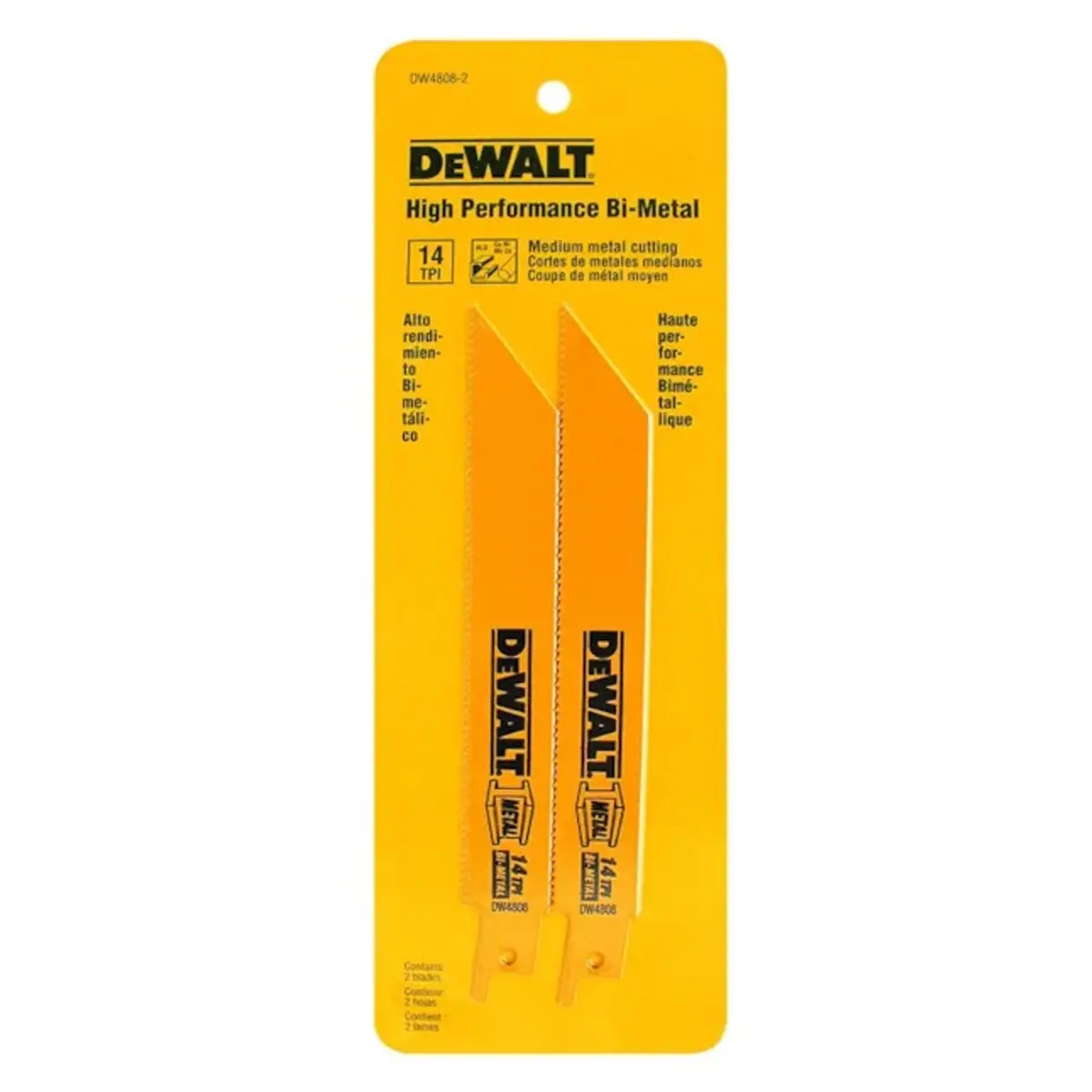 Lâmina Serra Sabre 6" 14 DPP Metal  DEWALT DW4808-2