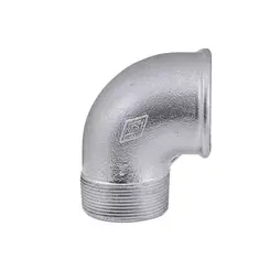 Cotovelo Galvanizado Macho x Fêmea 90° 3/8"
