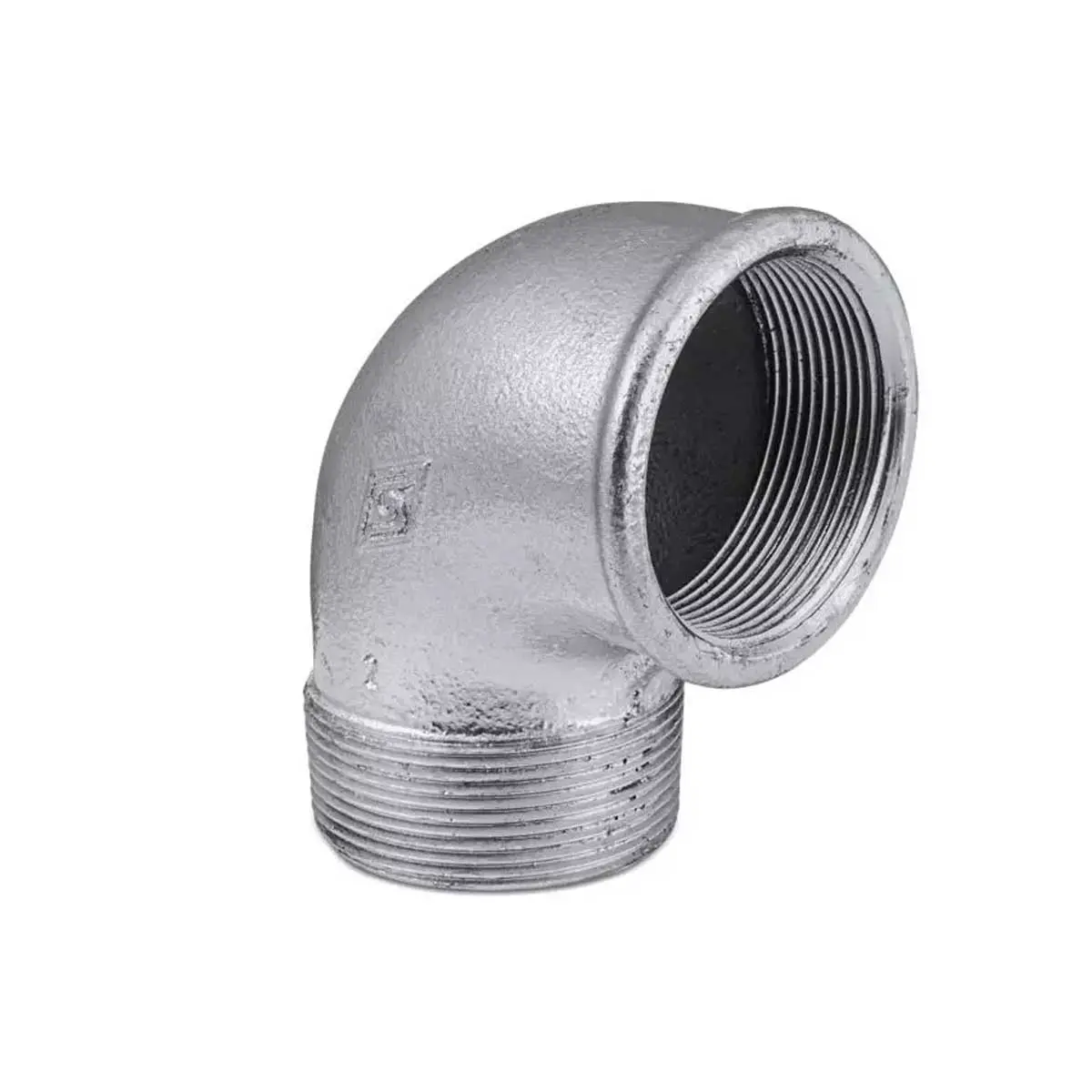 Cotovelo Galvanizado Macho x Fêmea 90° 3/8"