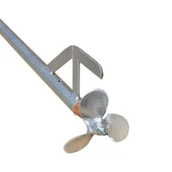 Rabeta Horizontal Simples 1,7 m Cinza Para Barco Buffalo 6,5cv