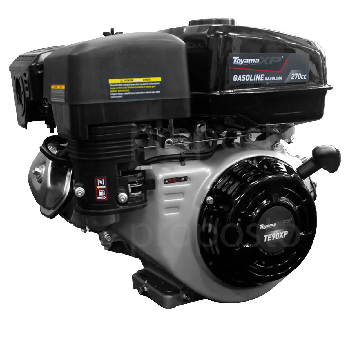Rabeta Vertical Tailandesa com Motor a Gasolina Toyama 9,0cv TE90-XP