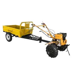 Motocultivador Buffalo BFDE1120 10cv 406cc com Carreta BF500S