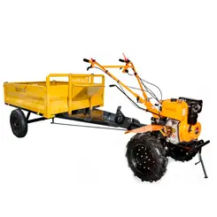 Motocultivador Buffalo BFDE1120 10cv 212cc com Carreta BF300