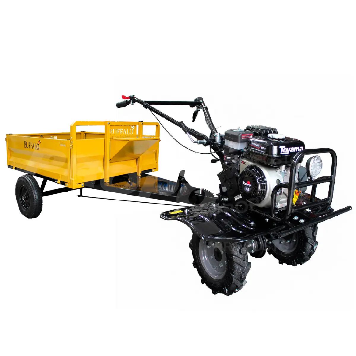 Motocultivador Toyama TT90R-XP-U 7,0cv 212cc com Carreta Buffalo BF300