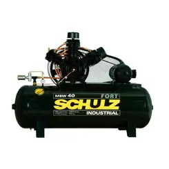 Compressor de ar de Pistão FORT MSW 40/425 10HP Trifásico 220V Schulz
