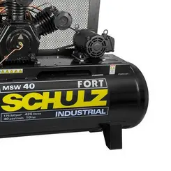 Compressor de ar de Pistão FORT MSW 40/425 10HP Trifásico 220V Schulz