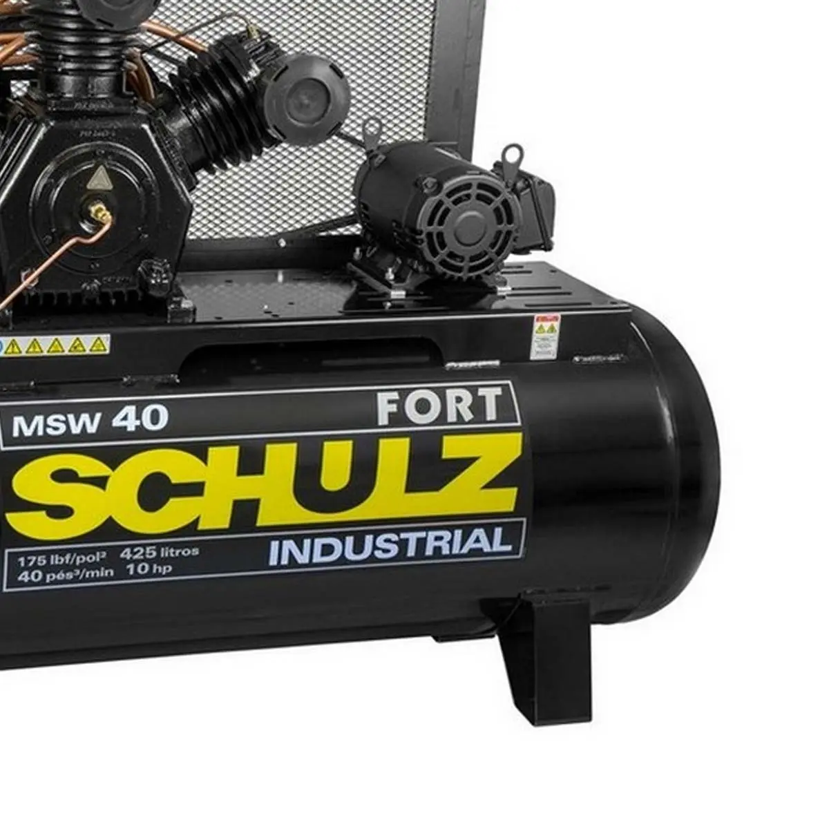Compressor de ar de Pistão FORT MSW 40/425 10HP Trifásico 220V Schulz