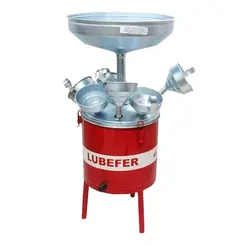 Pingadeira de Óleo 25L com 6 Funis Vermelha Lubefer