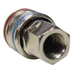 Engate Rápido de Ar 1/4 NPT Fêmea em Metal