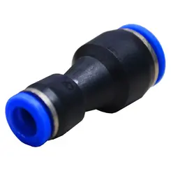 União Desigual Pneumática 10x8mm Rápida