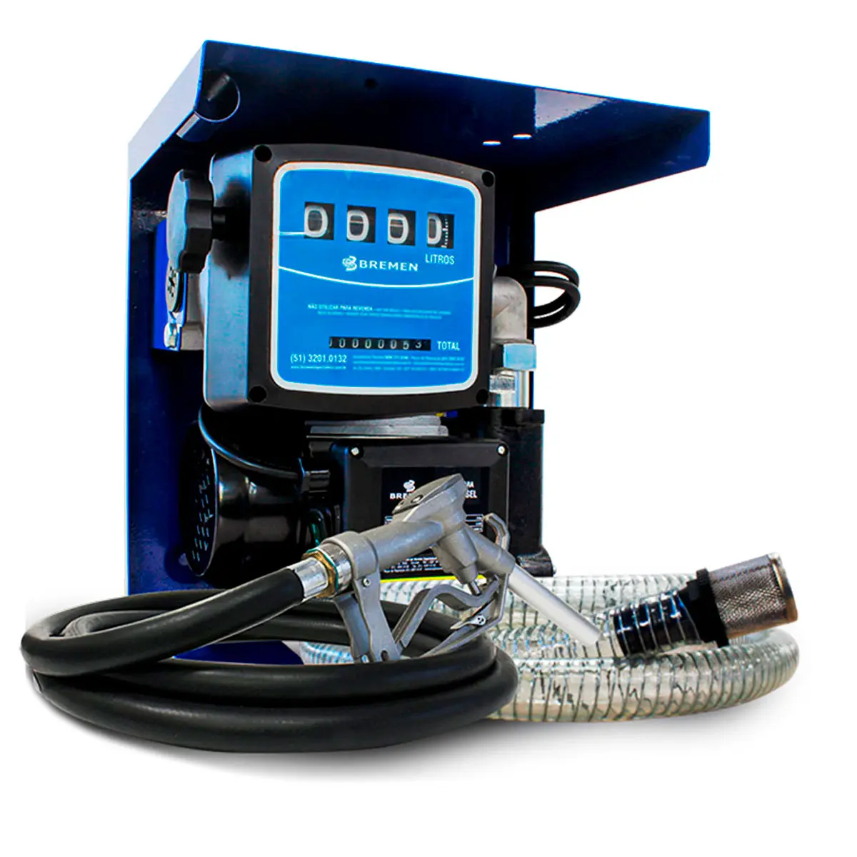 Kit de Abastecimento para Óleo Diesel 230 V 60 L/min com Medidor Bremen 8835