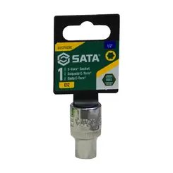Soquete Torx Fêmea E-12 1/2" Encaixe SATA