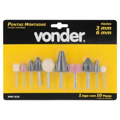 Jogo de Pontas Montadas 10 Peça Vonder