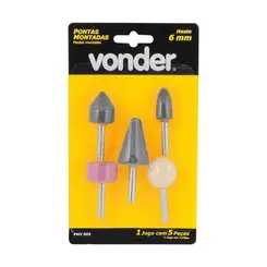 Jogo de Pontas Montadas 5 Peças Vonder