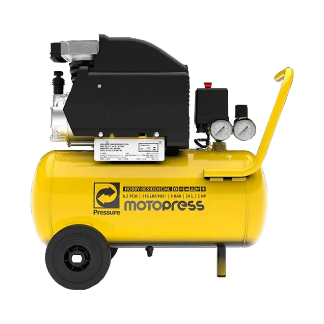 Motocompressor MotoPress 8 PCM 24L 120 PSI 220V Pressure - Loja