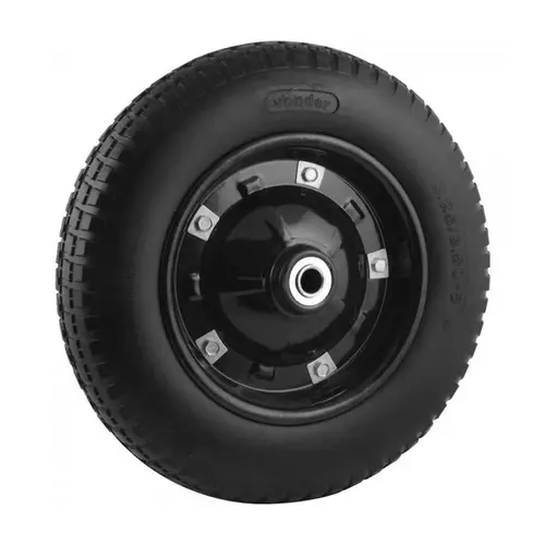 Roda Completa Pneu Maciço 8" Furo 5/8 Vonder