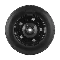 Roda Completa Pneu Maciço 8" Furo 5/8 Vonder