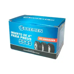 Inserto para Pneus 6 mm x 100 mm  Caixa com 60 unidades