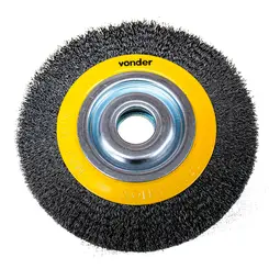 Escova Circular de Aço Ondulada 8 x 1.3/16 com Bucha de Redução