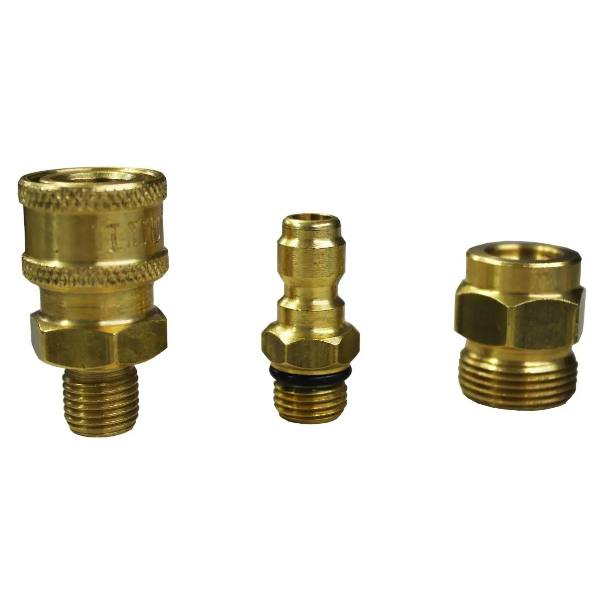 Kit Engate Lavadora 1/4" Macho + Pino + Adaptador Lubefer