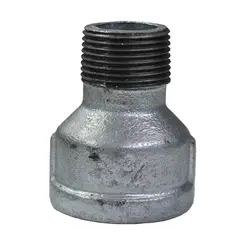 Luva Galvanizada Macho/Fêmea Redução 1" x 1/2"