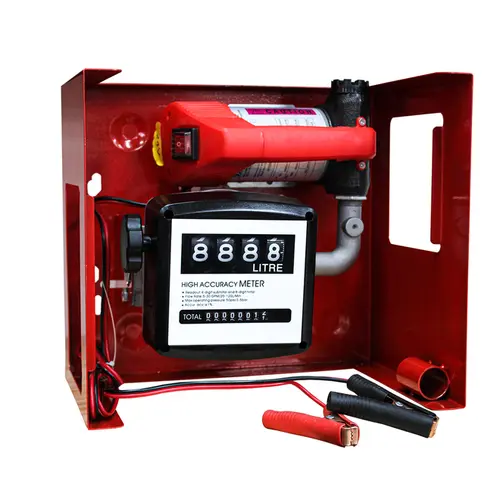 Kit Abastecimento para Diesel 24V Medidor Mecânico 40l/min 4 Dígitos 4m de mangueira e Bico Manual GEPW