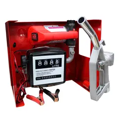 Kit Abastecimento para Diesel 24V Medidor Mecânico 40l/min 4 Dígitos 4m de mangueira e Bico Manual GEPW