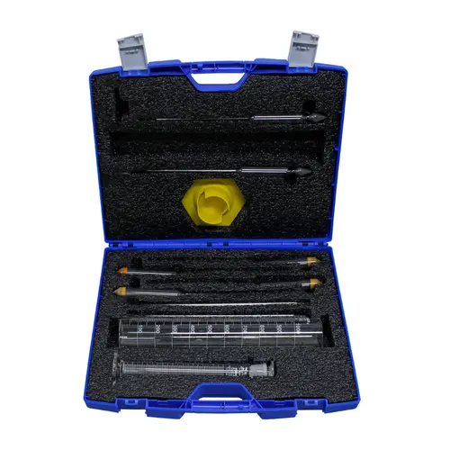 Kit Maleta para Análise de Combustível com 8 Peças