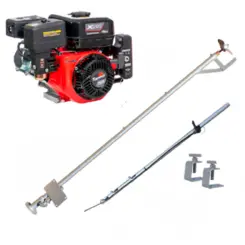 Rabeta Luxo 2,2 m para Barco com Motor Toyama 6,5 cv TE65EKX Partida Elétrica