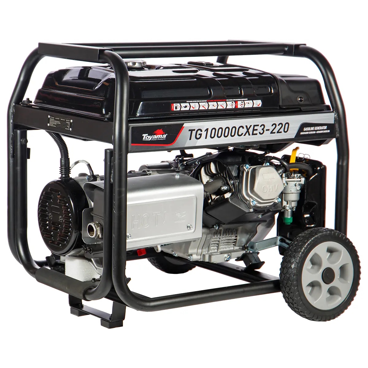 Gerador a Gasolina Toyama Trifásico 220V 11.25KVA  TG10000CXE3-220 Partida Elétrica
