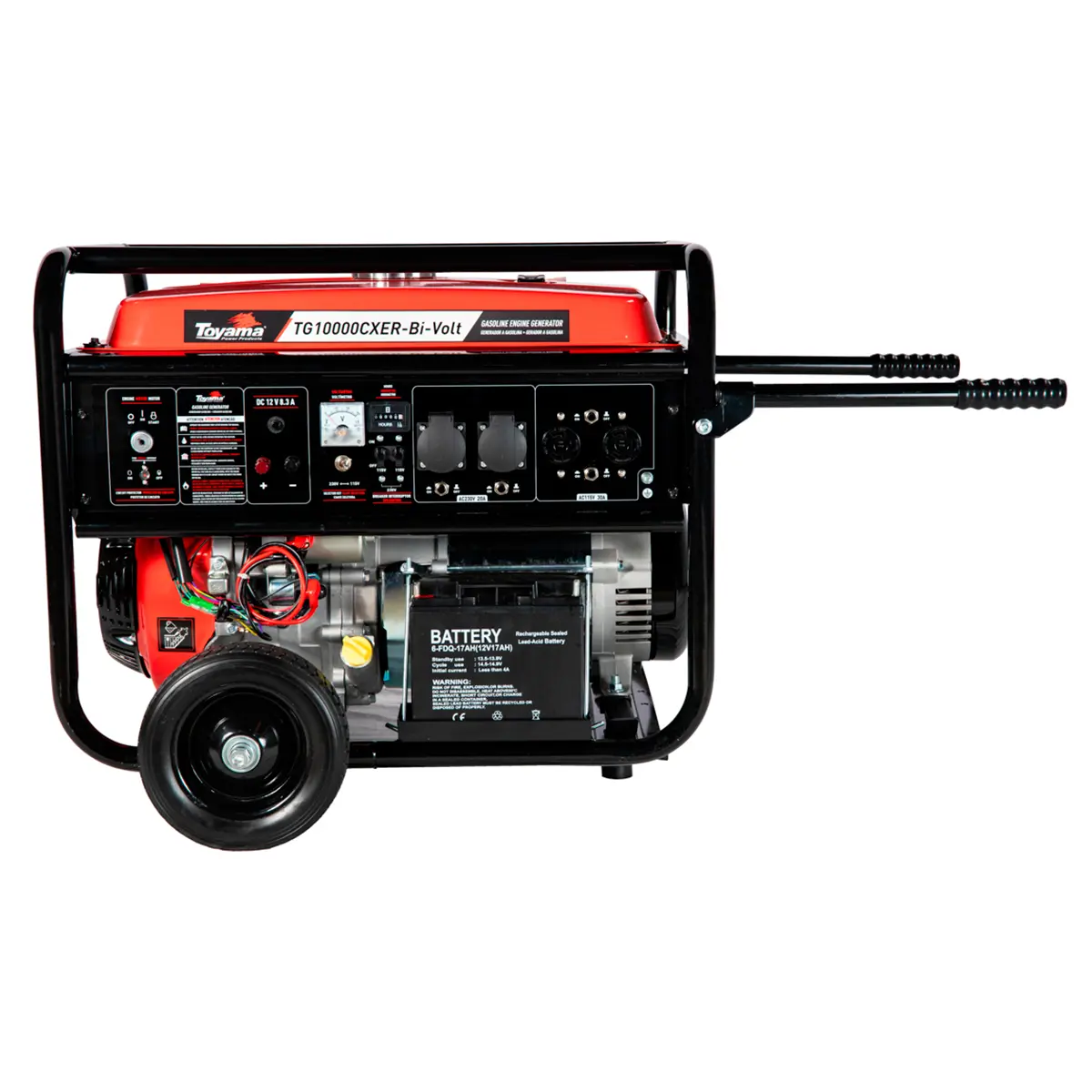 Gerador a Gasolina 8,0kva Toyama 115/230V Monofasico TG10000CXER