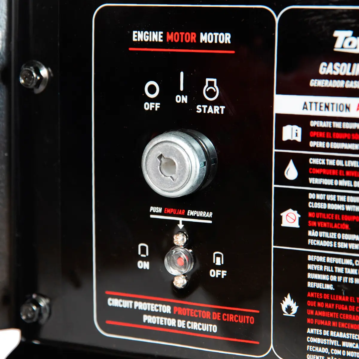 Gerador a Gasolina 8,0kva Toyama 115/230V Monofasico TG10000CXER