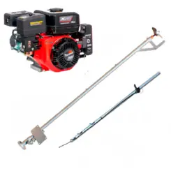 Rabeta Simples 1,7 m para Barco com Motor Toyama 6,5 cv TE65EKX Partida Elétrica