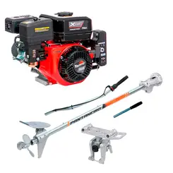 Rabeta Master Plus Pantaneiro 2,2m e Motor Toyama 6,5cv TE65EKX