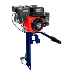 Rabeta Vertical com Motor Gasolina 6,5 cv 196 cc Eixo 3/4" TE65EKX Toyama